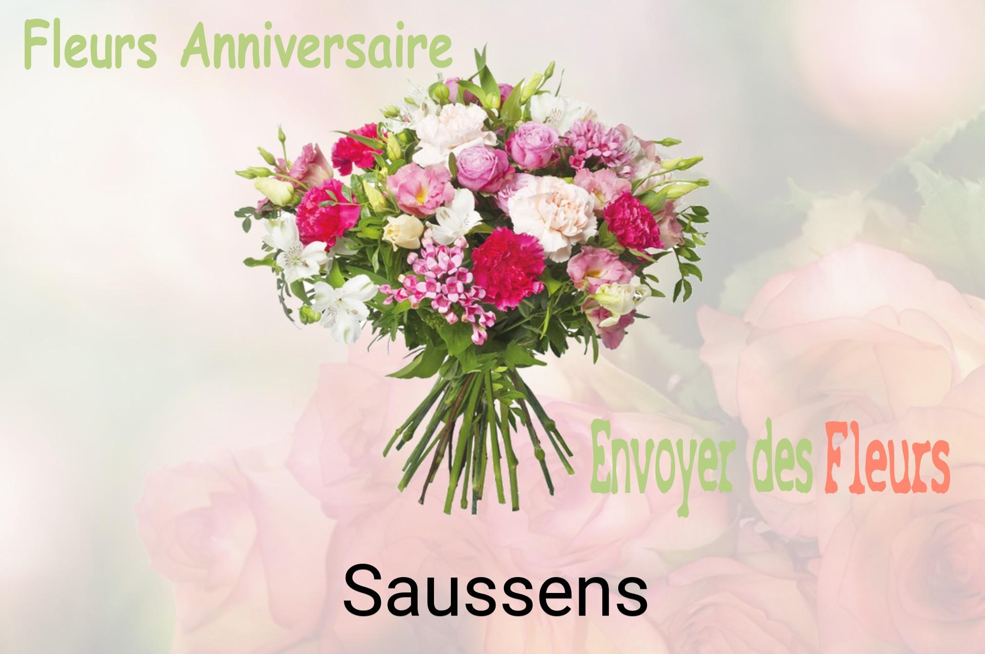 Bouquet de fleurs d’anniversaire livré à Saussens