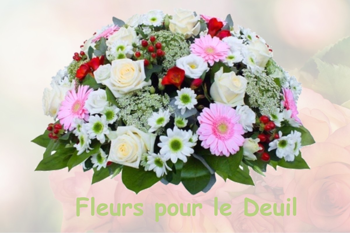 fleurs deuil SAUSSENS